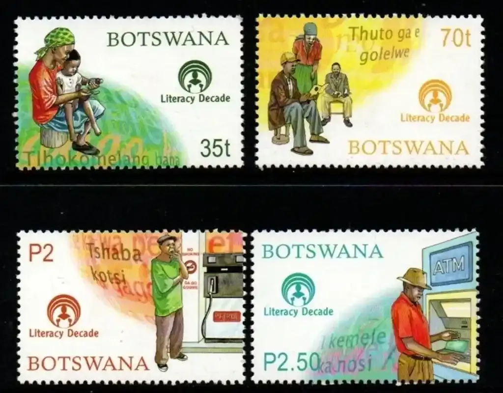 Botswana 2000 Literacy Decade (w/labs)-MNH(**)