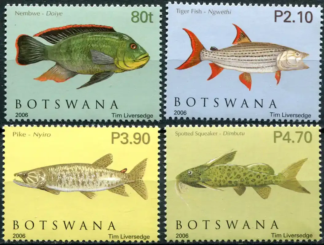 Botswana 2006 Fish of Okavango-MNH(**)