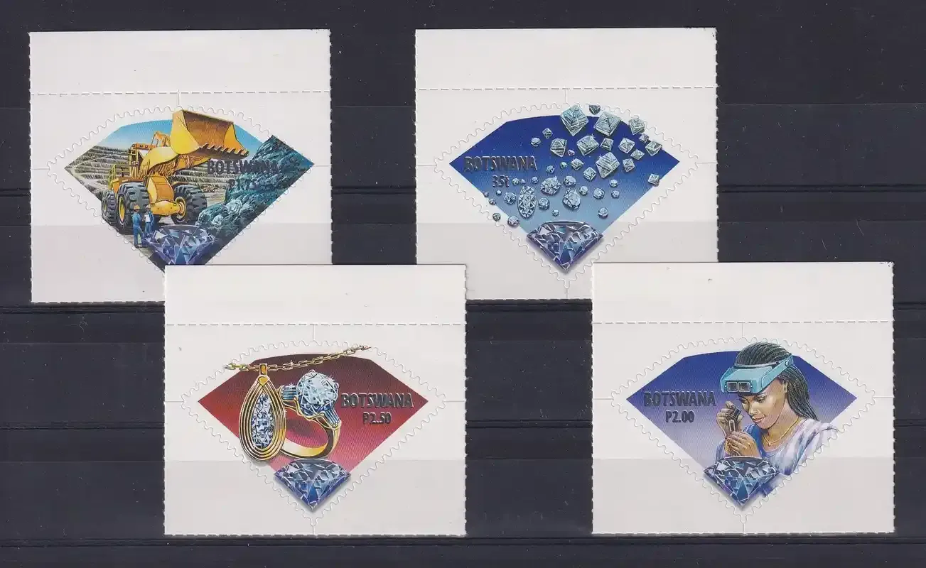 Botswana 2001 Diamonds (sa)-MNH(**)
