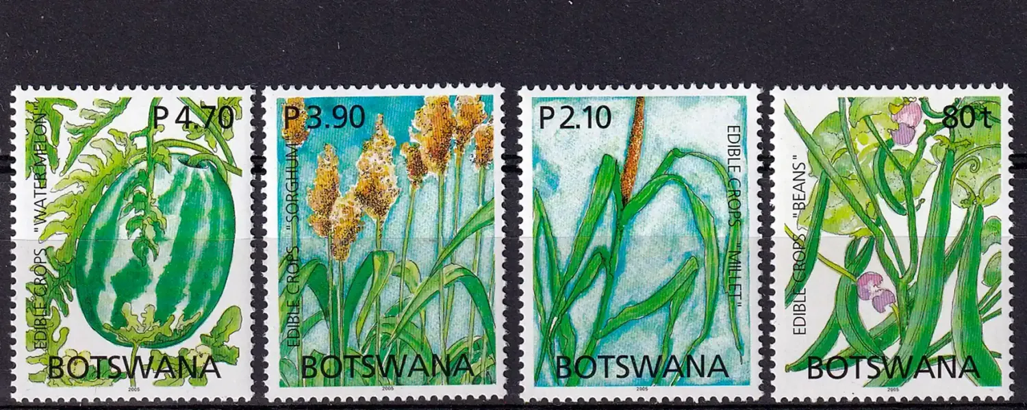 Botswana 2005 Edible Crops-MNH(**) Botswana 2005 Edible Crops-MNH(**)