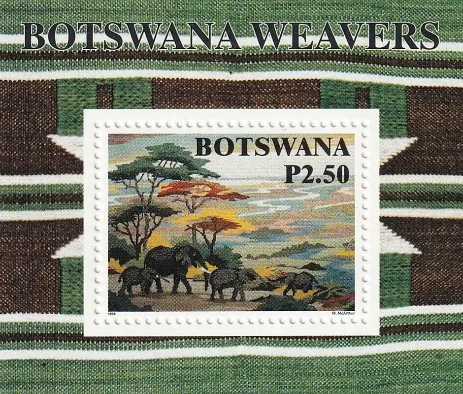 Botswana 1998 Weavers/Textiles (ss)-MNH(**)