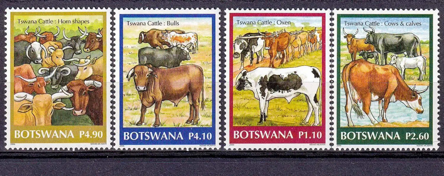 Botswana 2006 Tswana Cattle-MNH(**)