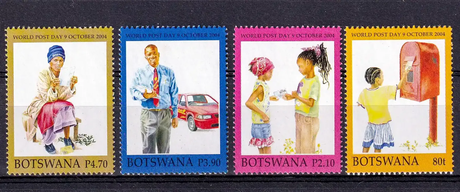 Botswana 2004 World Post Day-MNH(**) Botswana 2004 World Post Day-MNH(**)