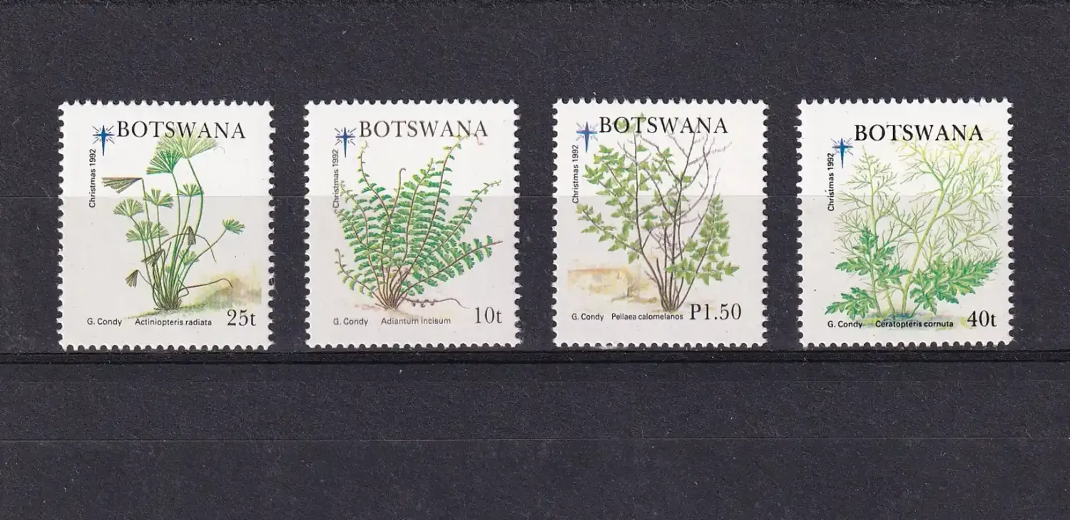 Botswana 1992 Christmas/Ferns-MNH(**)