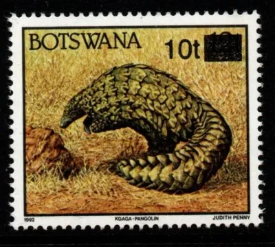 Botswana 1994 Defs/Animals - 10t (surch) (1v)-MNH(**)
