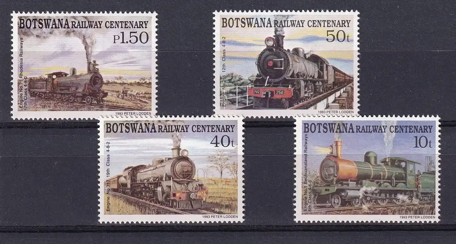 Botswana 1993 Railway Centenary-MNH(**)