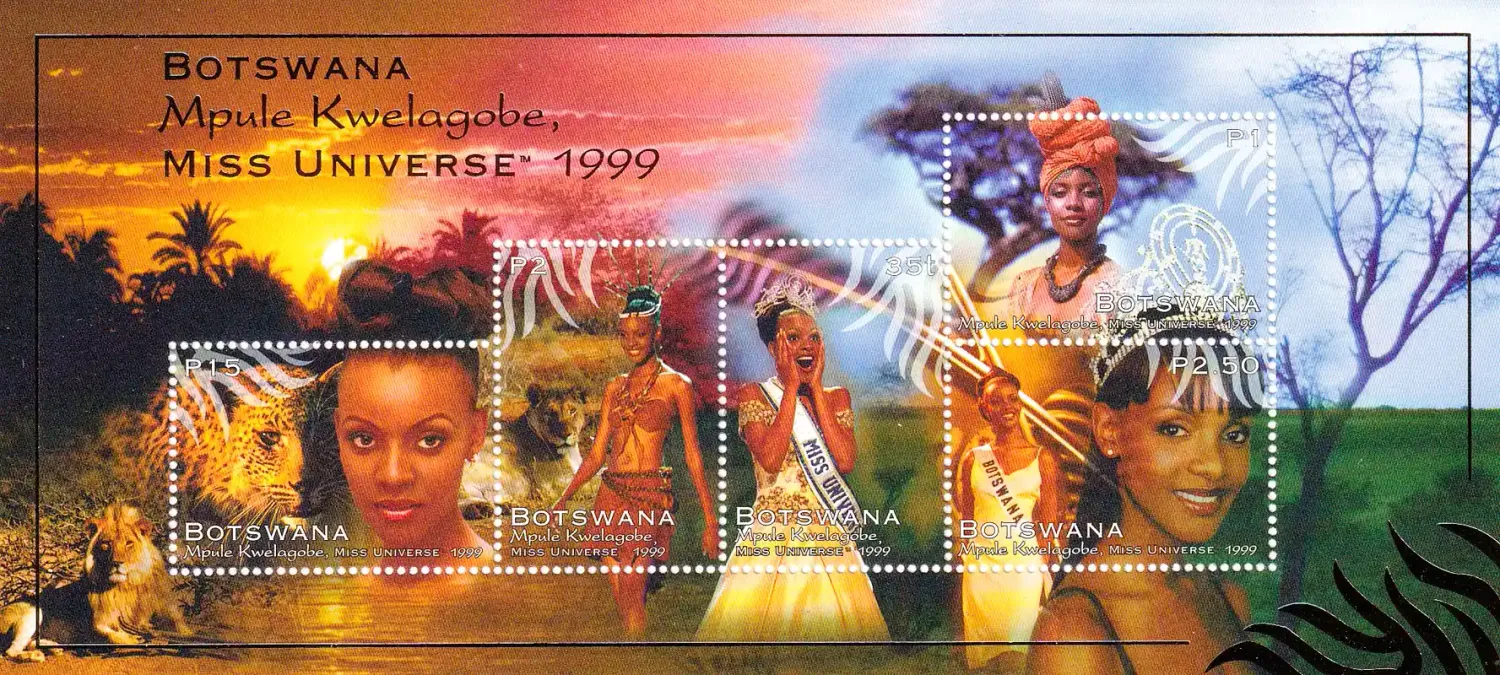 Botswana 1999 Miss Universe (ss/5v)-MNH(**)