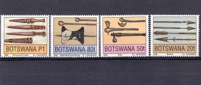 Botswana 1996 Traditional Weapons-MNH(**)