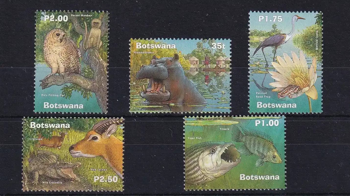 Botswana 2000 Wetlands #1/Fauna/Delta-MNH(**)