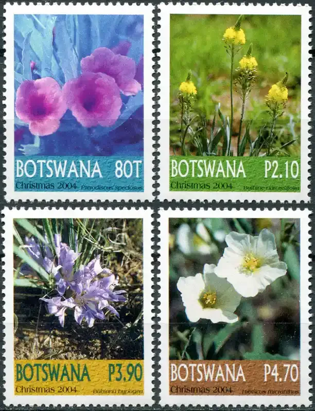 Botswana 2004 Christmas/Flowers-MNH(**)