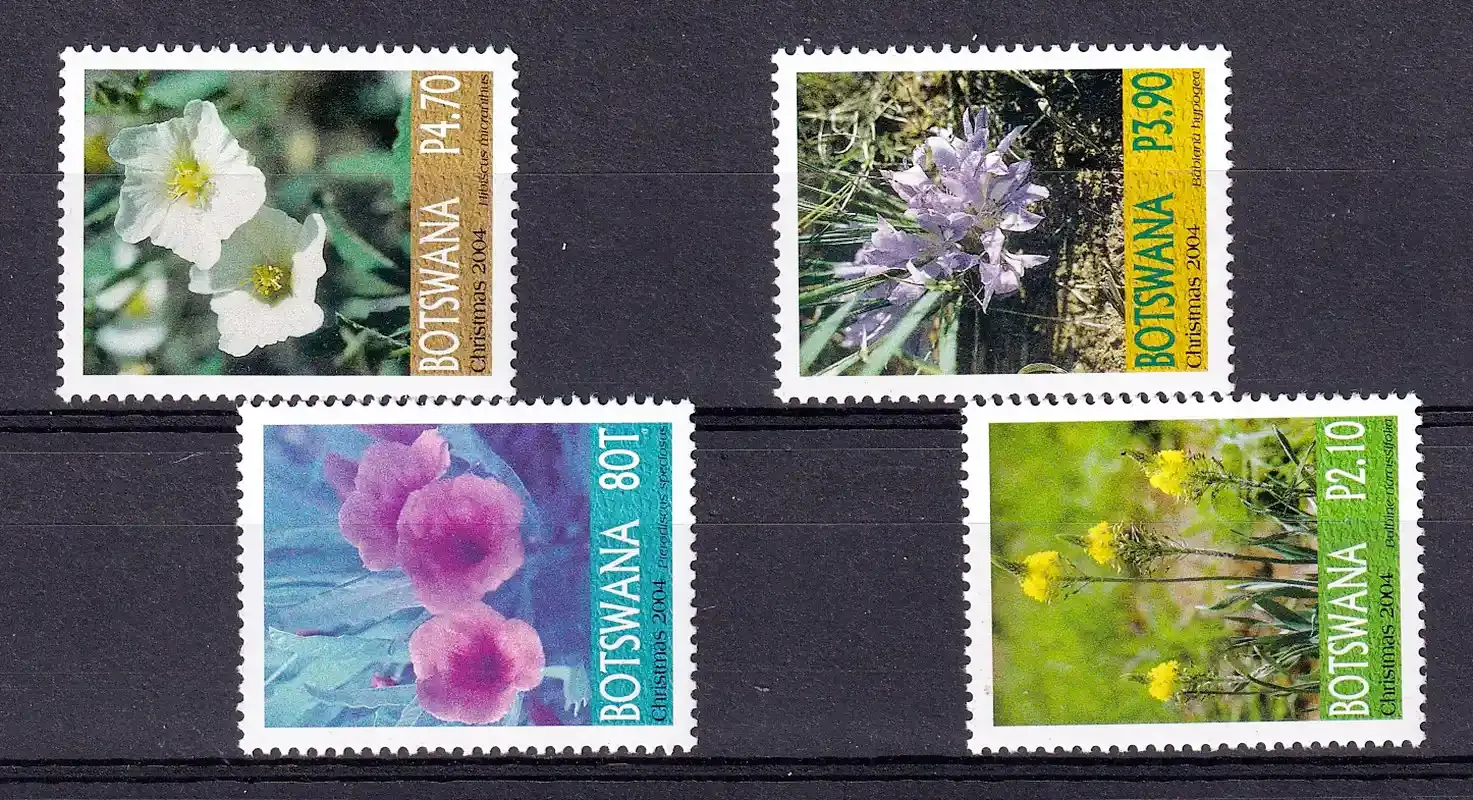 Botswana 2004 Christmas/Flowers-MNH(**)