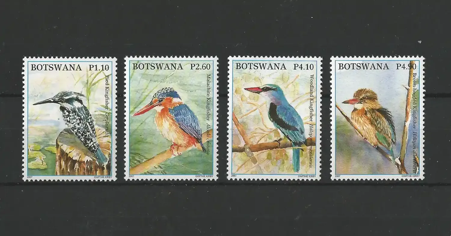 Botswana 2007 Birds/Kingfishers-MNH(**)