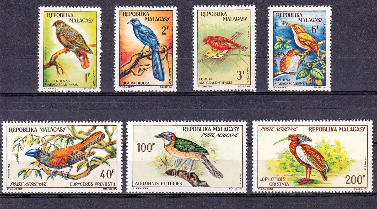 Madagascar 1963 Birds Airmail. MNH(**)