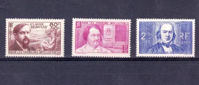 France 1940 Charity Stamps, MNH (**) France 1940 Charity Stamps, MNH (**)