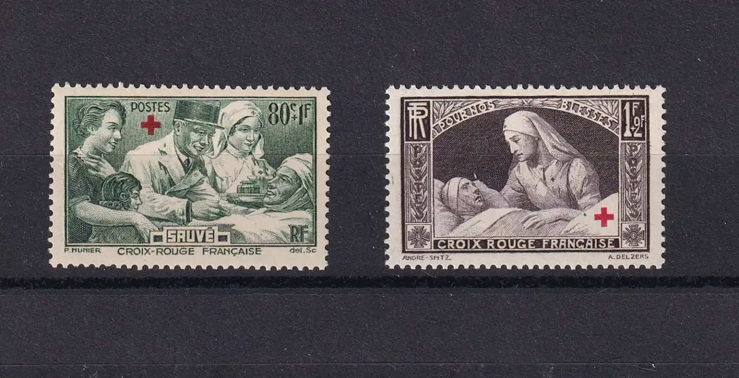 France 1940 Charity Stamps, Red Cross MNH (**)