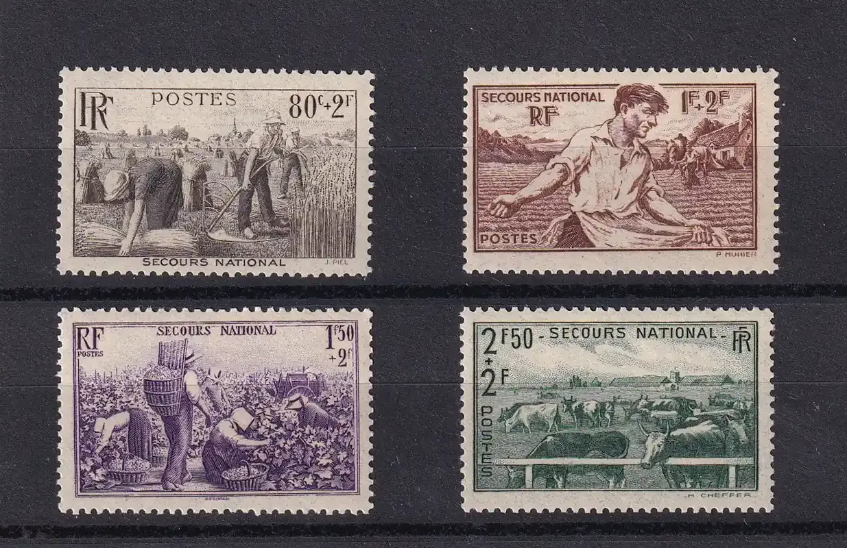 France 1940 Charity Stamps, MNH (**)