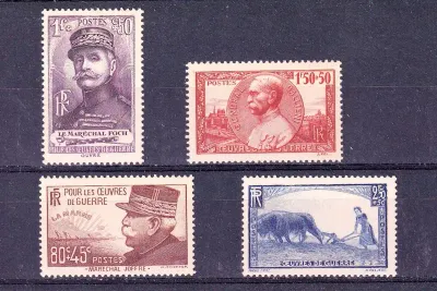 France 1940 Charity Stamps MNH (**) France 1940 Charity Stamps MNH (**)