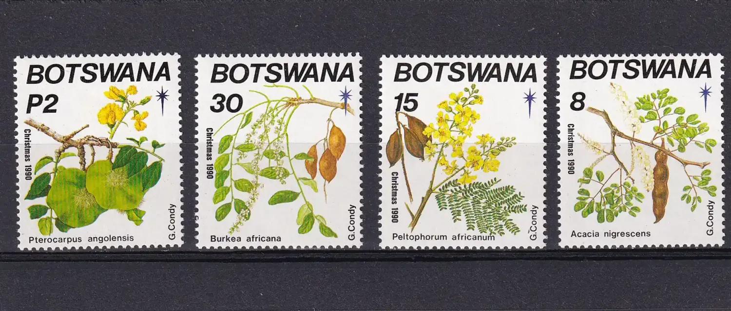 Botswana 1990 Christmas/Flowering Trees-MNH(**)