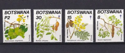 Botswana 1990 Christmas/Flowering Trees-MNH(**)