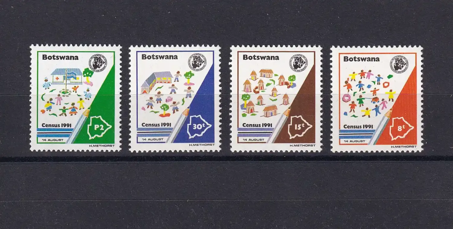 Botswana 1991 National Census-MNH(**)