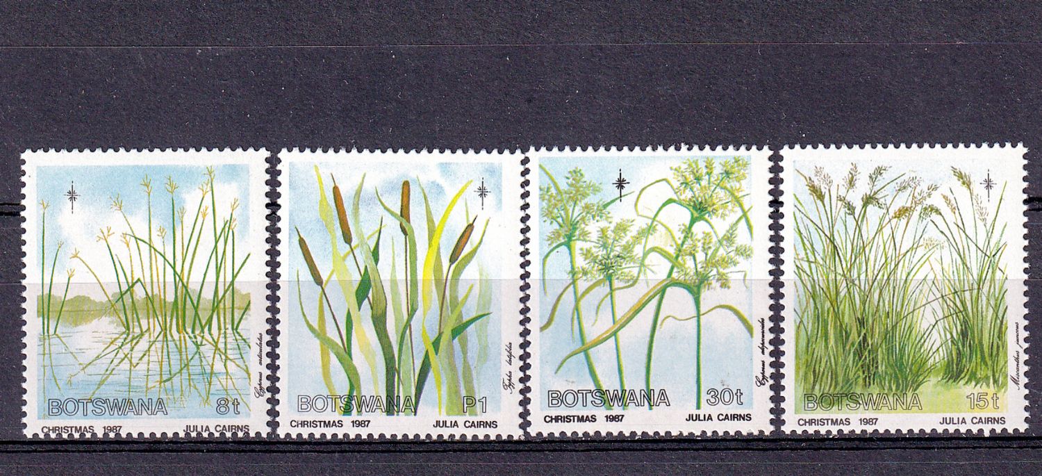Botswana 1987 Christmas/Grasses-MNH(**)