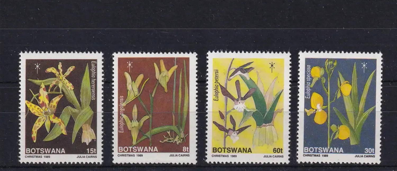 Botswana 1989 Christmas/Orchids-MNH(**)