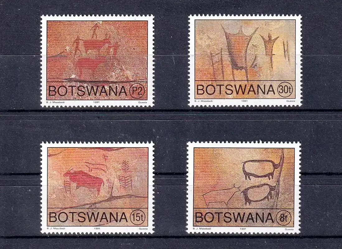 Botswana 1991 Rock Paintings-MNH(**)
