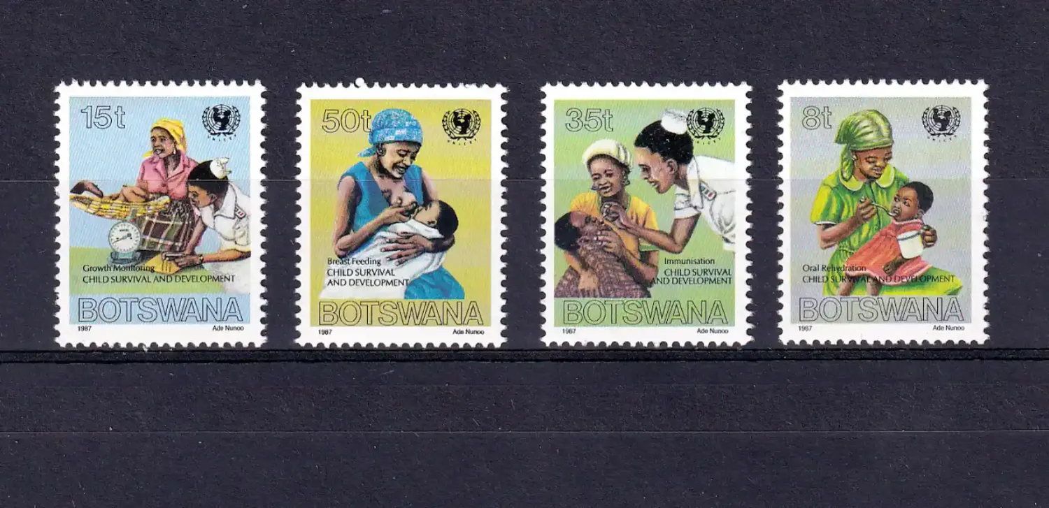 Botswana 1987 UNICEF-MNH(**)