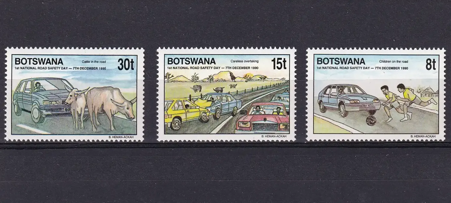 Botswana 1990 Road Safety Day-MNH(**)