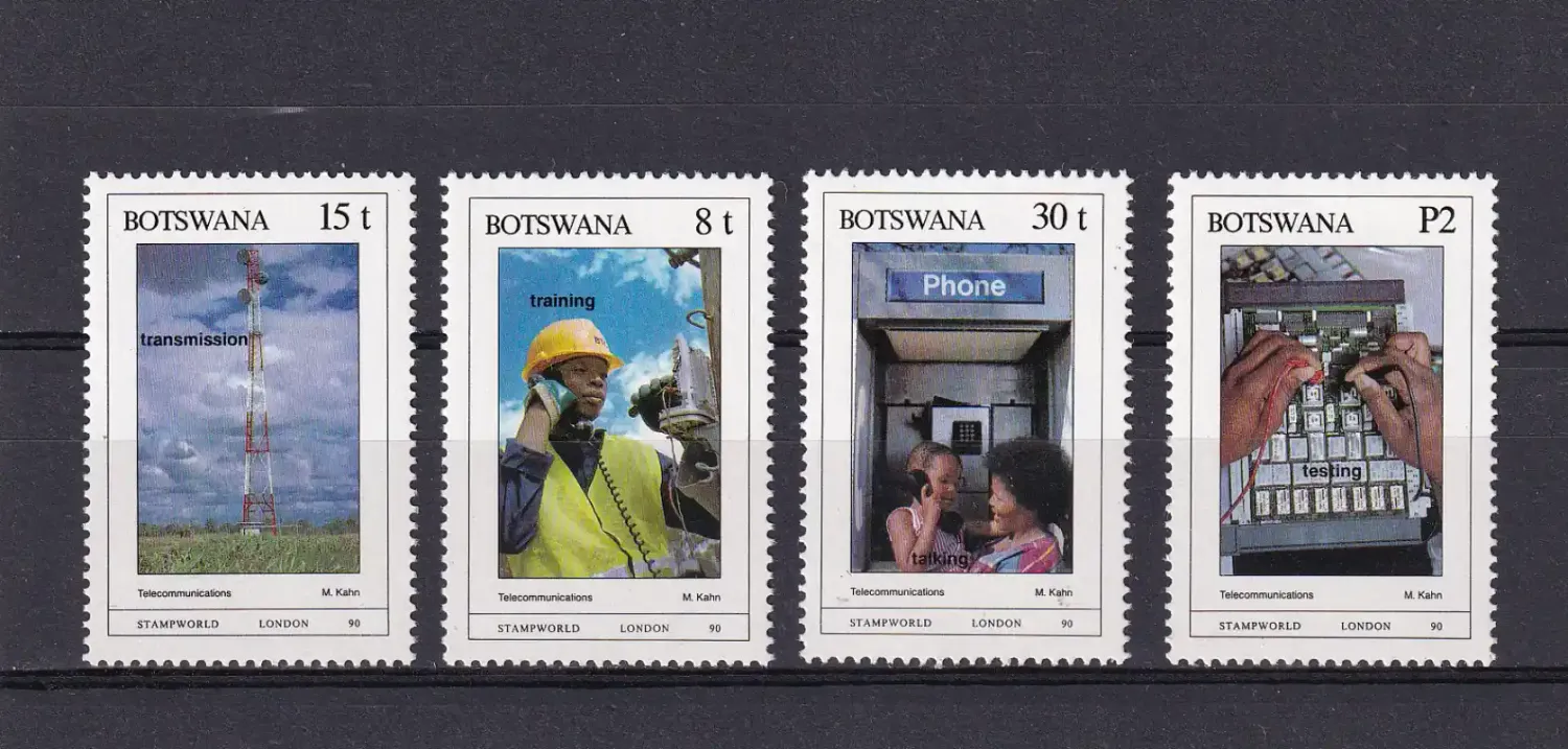 Botswana 1990 LONDON '90/Communications-MNH(**)