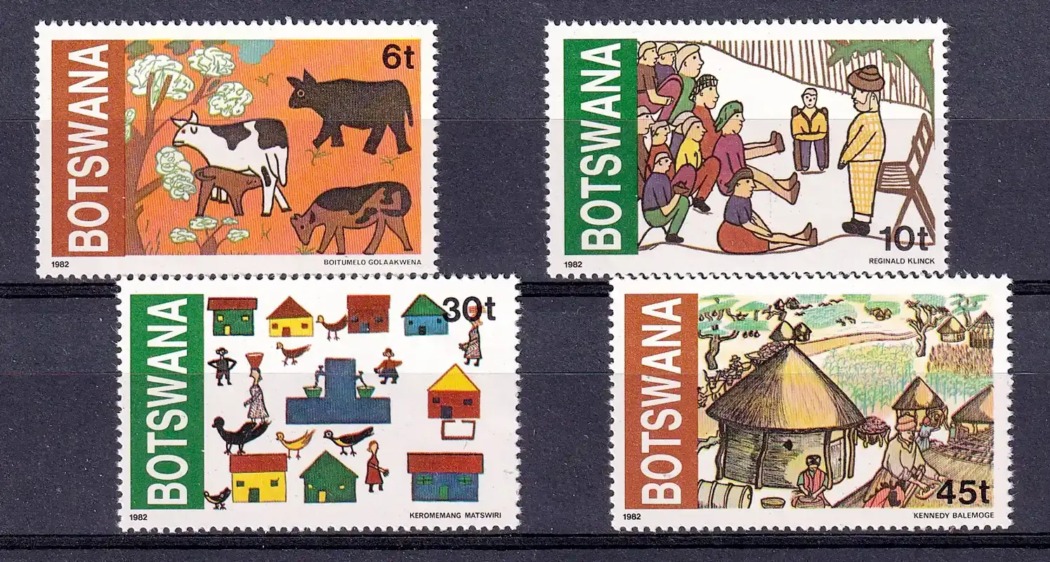 Botswana 1982 Children's Art-MNH(**)