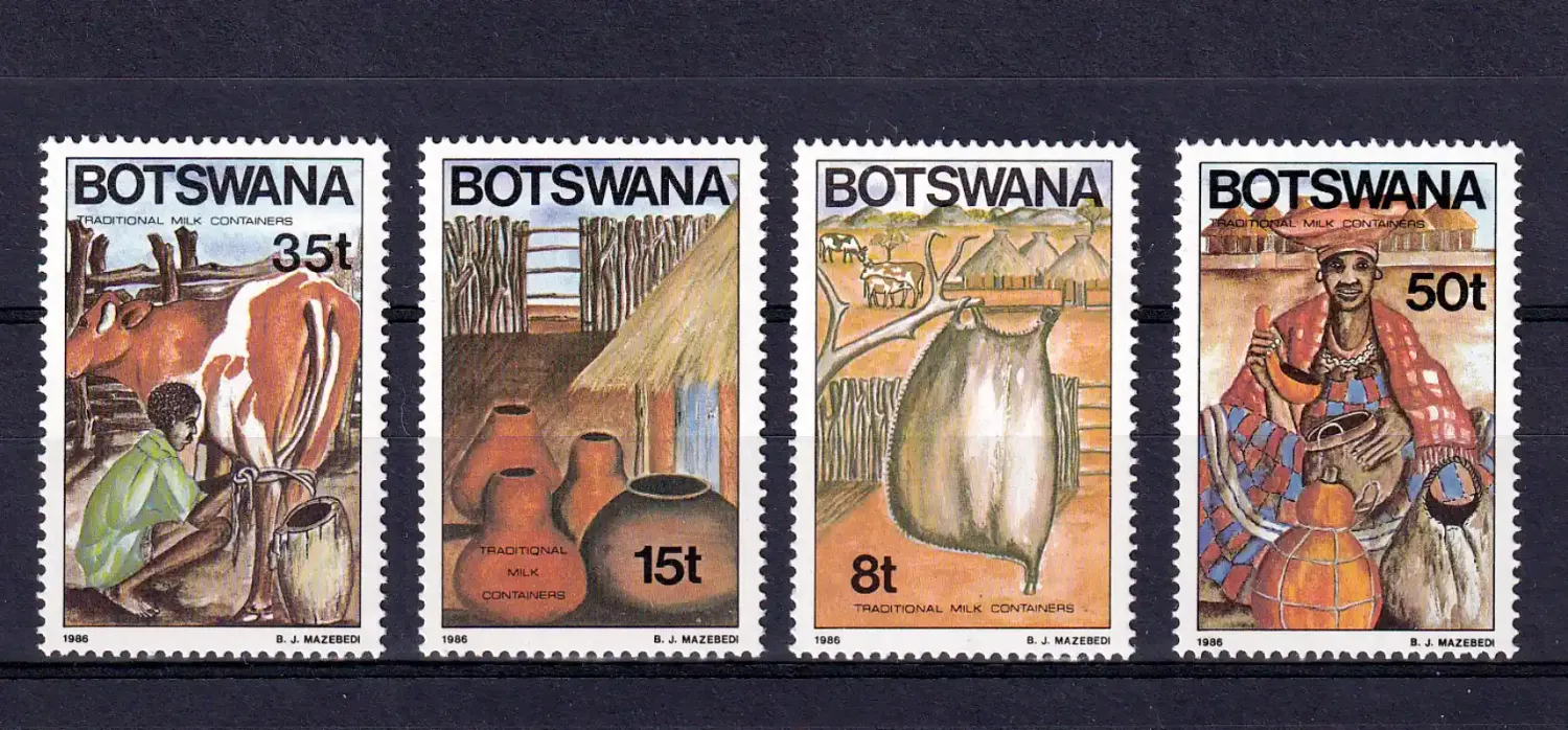 Botswana 1986 Milk Containers-MNH(**)