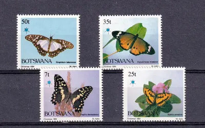 Botswana 1984 Christmas/Butterflies-MNH(**)