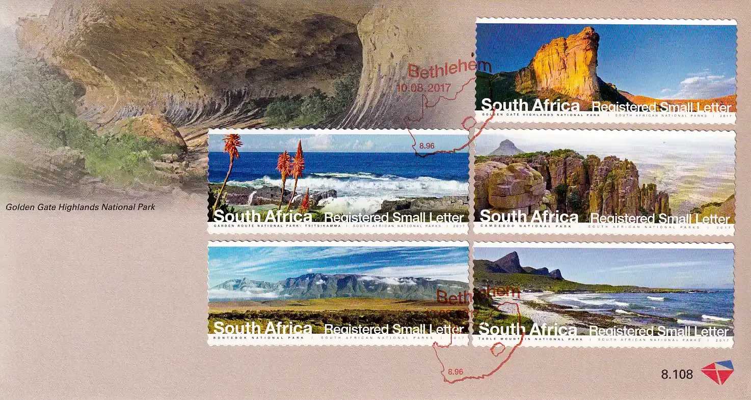 South Africa 2017 National Parks #4, FDC