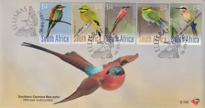South Africa 2017 Birds/Bee Eaters, FDC
