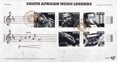 South Africa 2015 Music Legends of South Africa #2, FDC x 2