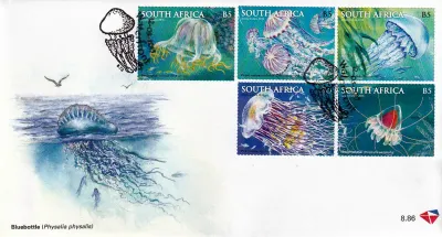 South Africa 2015 Jellyfish, FDC x 2