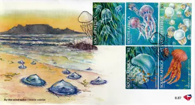 South Africa 2015 Jellyfish, FDC x 2