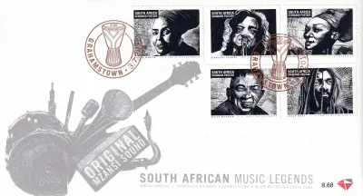 South Africa 2014 Music Legends of South Africa #1, FDC x 2
