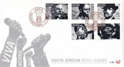 South Africa 2014 Music Legends of South Africa #1, FDC x 2