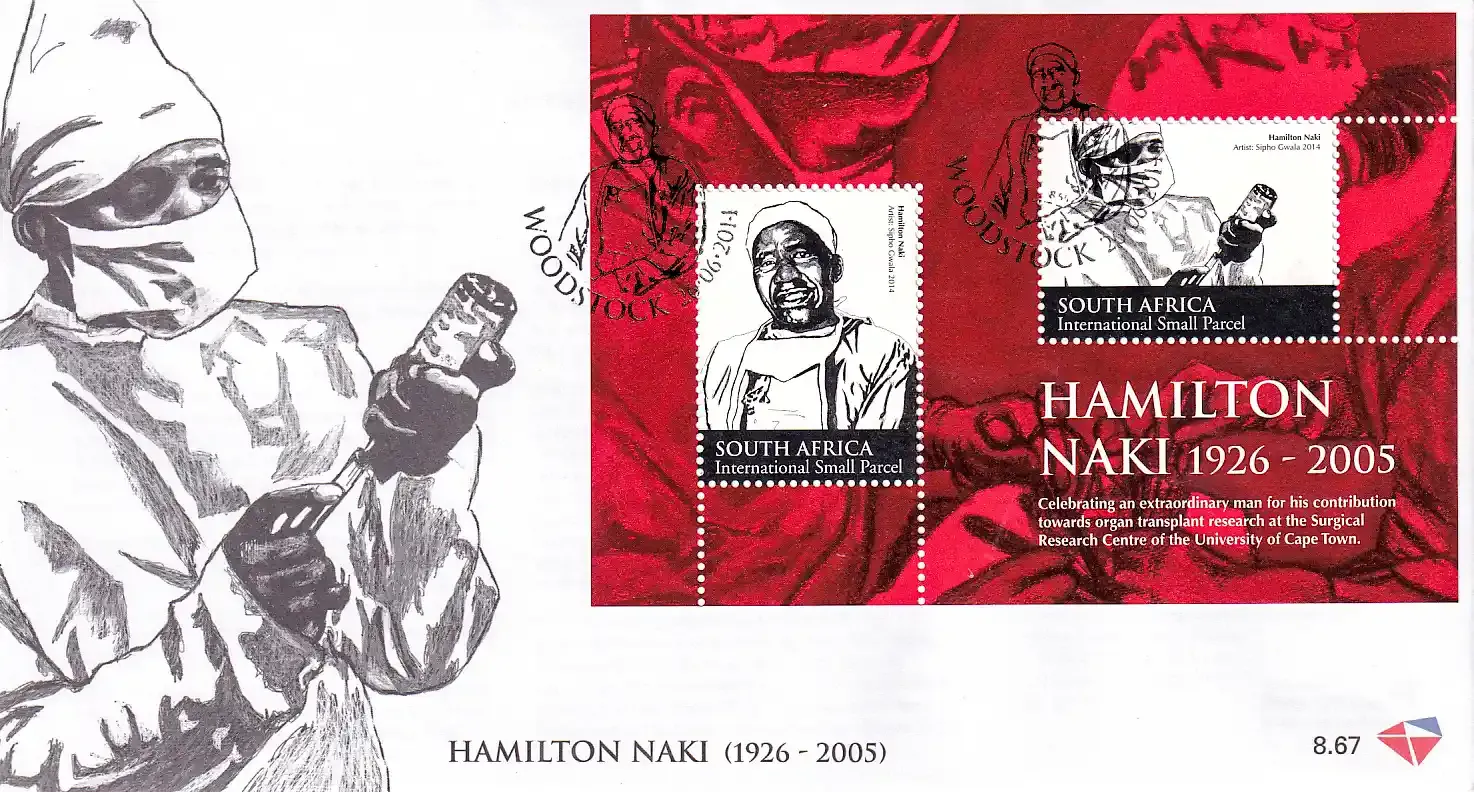 South Africa 2014 H.Naki/Surgeon, FDC