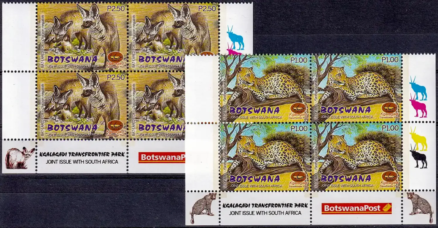 Botswana 2001 Park Wildlife, Mammals (C/Blocks)-MNH(**)