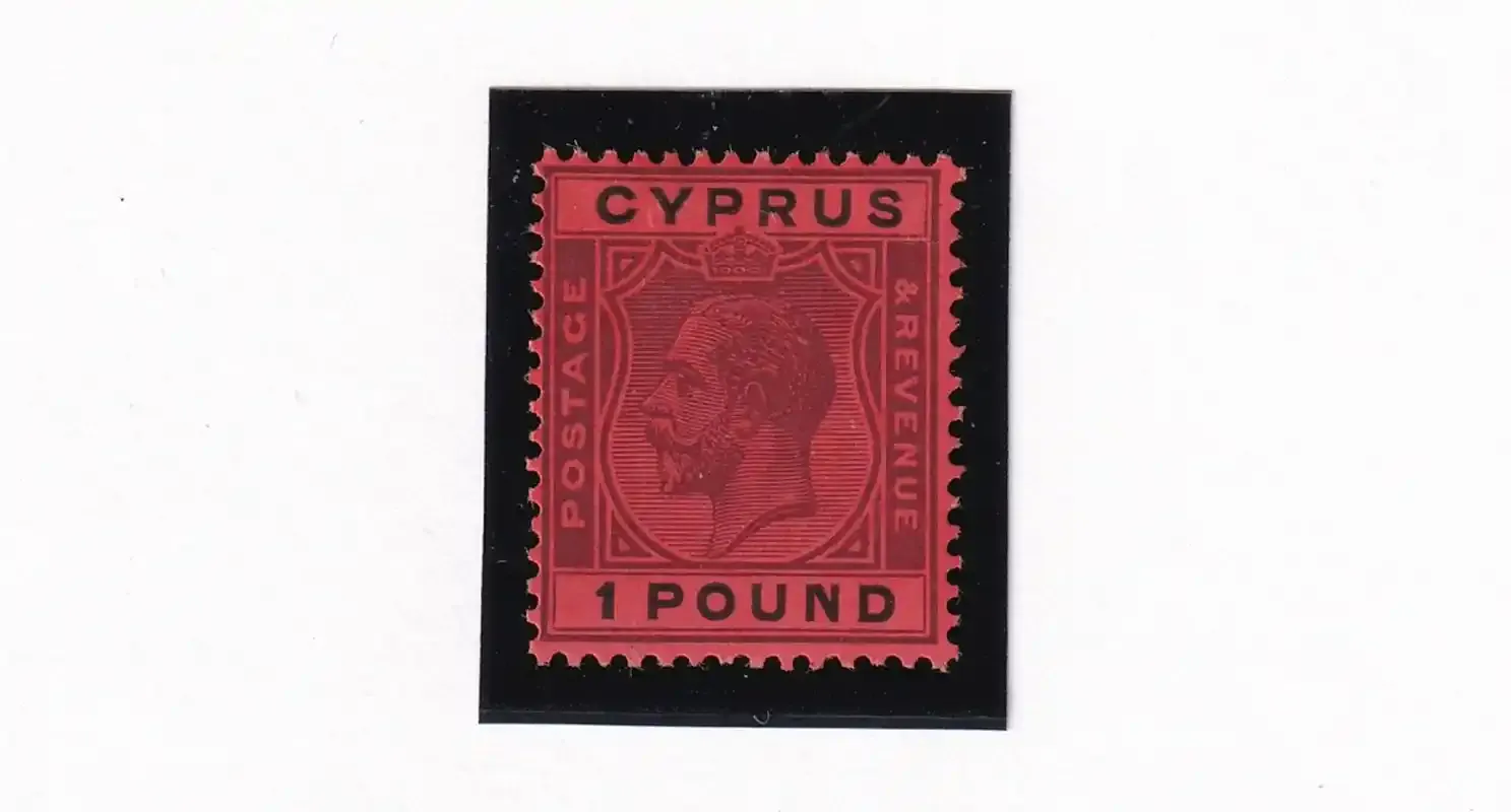 Cyprus Greek 1924 King George V (KGV). SG102. MNH(**)