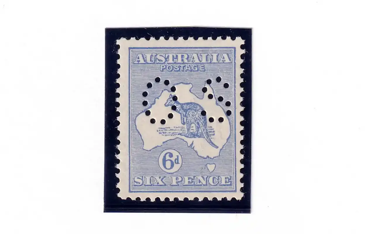 Australia 1915 Kangaroo and Map - Perforated "OS" SG033. MNH(**)