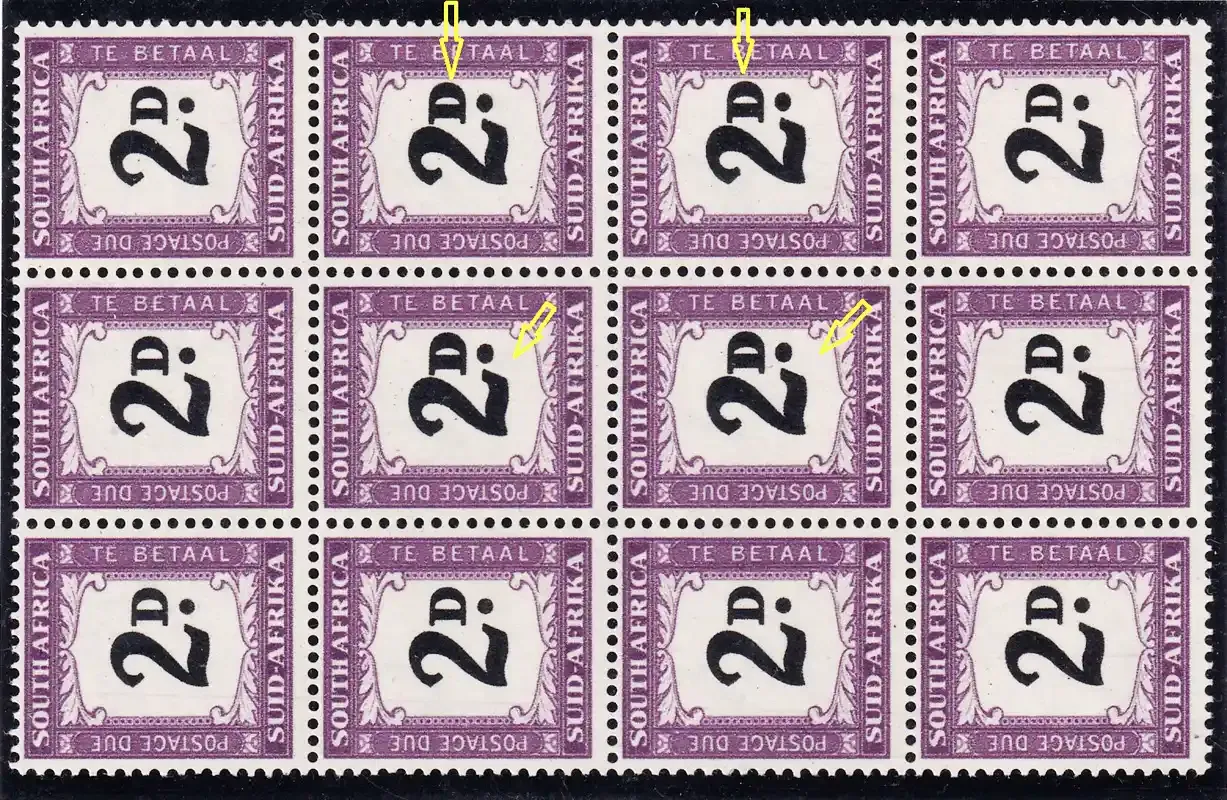 Union of South Africa 1952 (Variety) 2d "Thick 2d" SACC 39a. MNH (**)
