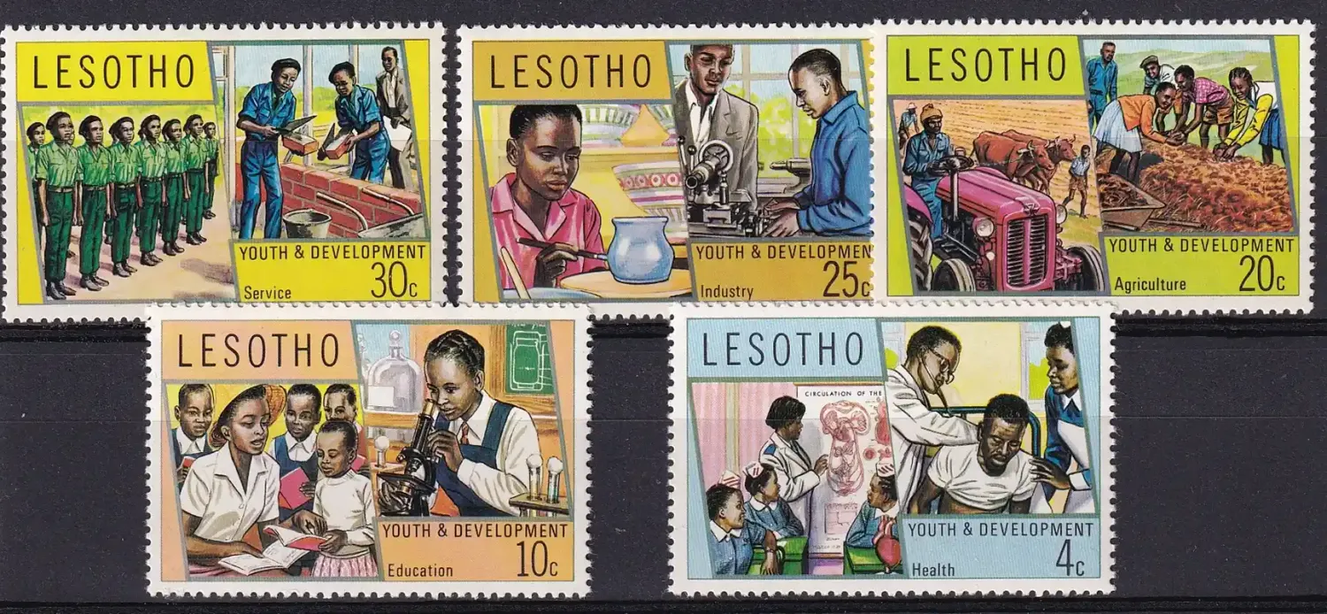 Lesotho 1974 Youth &amp; Development-MNH(**)
