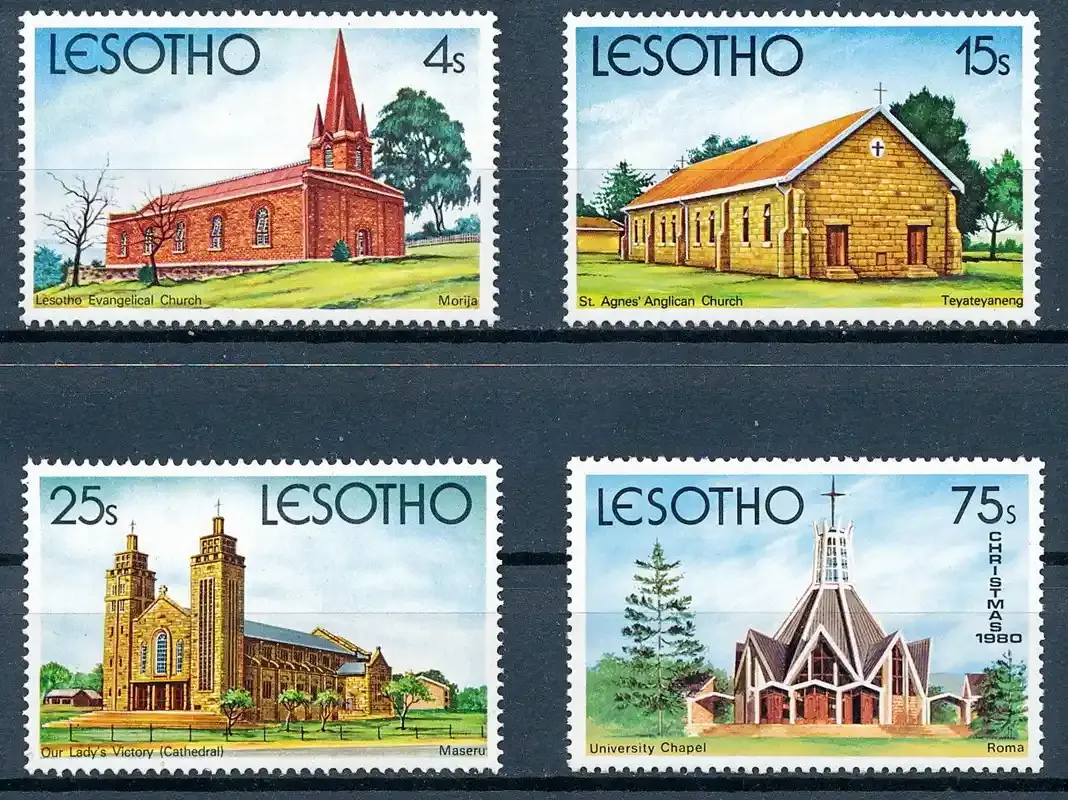 Lesotho 1980 Christmas/Churches-MNH(**)