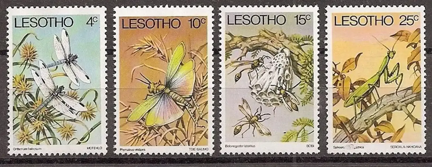 Lesotho 1978 Insects-MNH(**)
