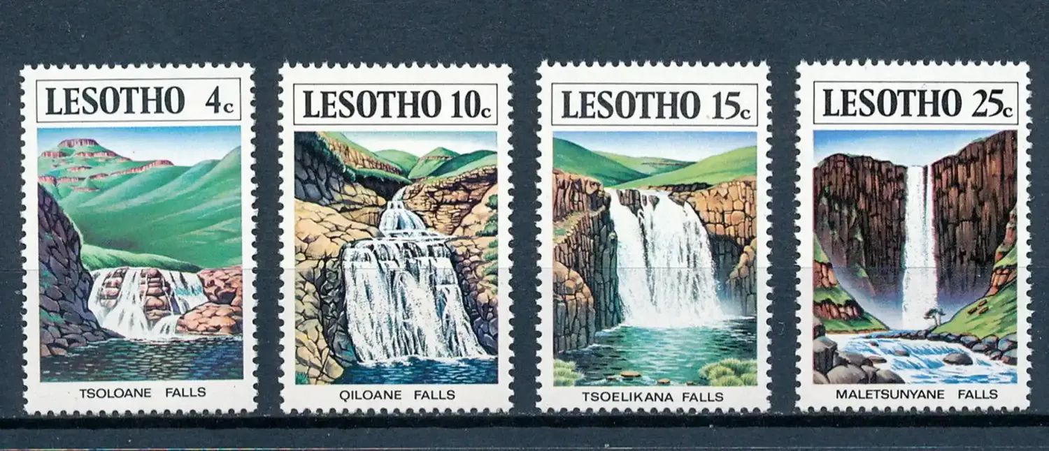 Lesotho 1978 Waterfalls-MNH(**) Lesotho 1978 Waterfalls-MNH(**)