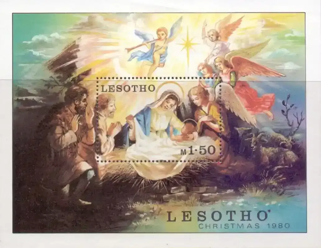 Lesotho 1980 Christmas/Churches (ss)-MNH(**) Lesotho 1980 Christmas/Churches (ss)-MNH(**)
